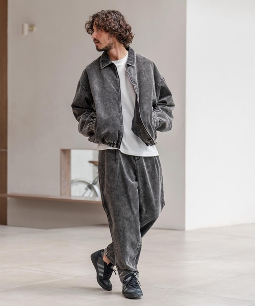 CAMBIO(カンビオ)の「mp14288-フェード加工コーデュロイバルーンテーパードパンツ(その他パンツ・メンズ・ブラウン/ネイビー/ブラック・M/L/XL)」の12枚目の写真