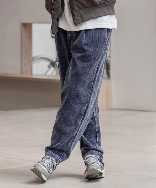 CAMBIO(カンビオ)の「mp14288-フェード加工コーデュロイバルーンテーパードパンツ(その他パンツ・メンズ・ブラウン/ネイビー/ブラック・M/L/XL)」の18枚目の写真