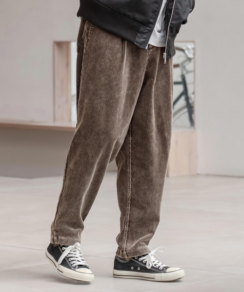 CAMBIO(カンビオ)の「mp14288-フェード加工コーデュロイバルーンテーパードパンツ(その他パンツ・メンズ・ブラウン/ネイビー/ブラック・M/L/XL)」の20枚目の写真