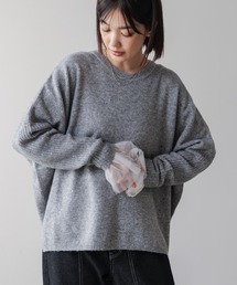 Bou Jeloud | スパンコールドルマンニットリブ(ニット/セーター)