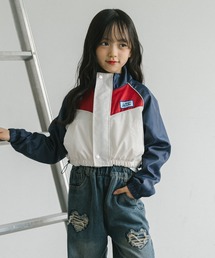 ナイロンジャケット（ブルー・ネイビー/青色系）ファッション通販