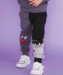 SLAP SLIP（スラップスリップ）の「ぎょろぎょろモンスターかくれんぼロングパンツ(80~130cm)（その他パンツ・キッズ）」