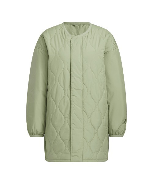 adidas(アディダス)の「アディダス adidas 中わた入りキルティング ルーズフィット ジャケット(ダウンジャケット/コート・レディース・ブラック/オリーブ/オフホワイト・M/L/S/XL)」の20枚目の写真