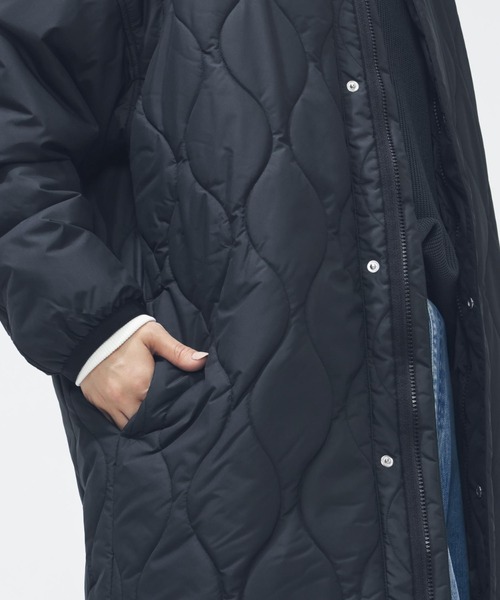 adidas(アディダス)の「アディダス adidas 中わた入りキルティング ルーズフィット ジャケット(ダウンジャケット/コート・レディース・ブラック/オリーブ/オフホワイト・M/L/S/XL)」の16枚目の写真