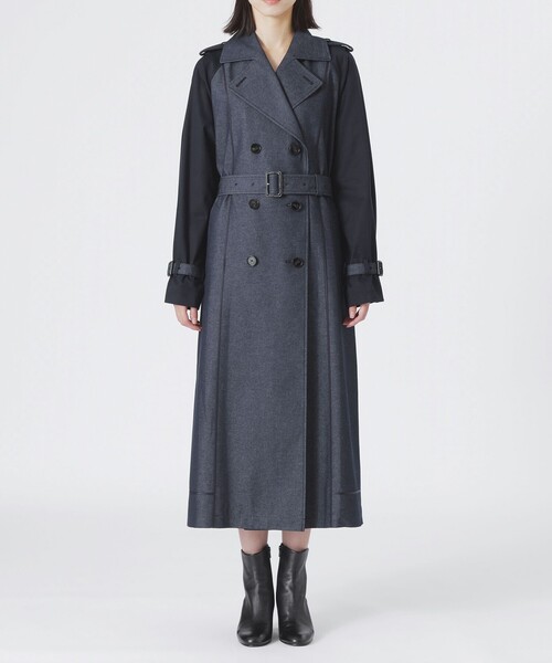 LOVELESS（ラブレス）の「ブロッキングトレンチコート（トレンチコート・レディース・ブルー系その他7・36/34）」の9枚目の写真