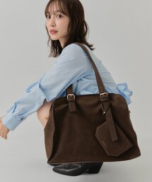 mystic | 【@sktnnm企画/低身長でもバランス良く持てる！】ステッチラインボストンBAG(トートバッグ)