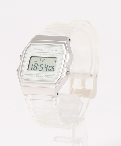 CASIO(カシオ)の「【RES】【CASIO(カシオ)】クリア デジタル(デジタル腕時計・メンズ・ホワイト/ピンク/ブルー・FREE)」の8枚目の写真