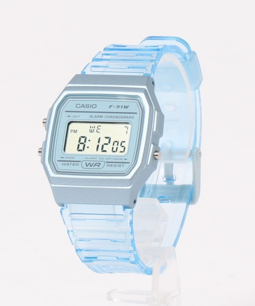 CASIO(カシオ)の「【RES】【CASIO(カシオ)】クリア デジタル(デジタル腕時計・メンズ・ホワイト/ピンク/ブルー・FREE)」の12枚目の写真