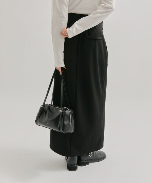 mystic(ミスティック)の「WAVEフロントZIPスカート(スカート・レディース・ブラック/ブラウン・1/2)」の7枚目の写真