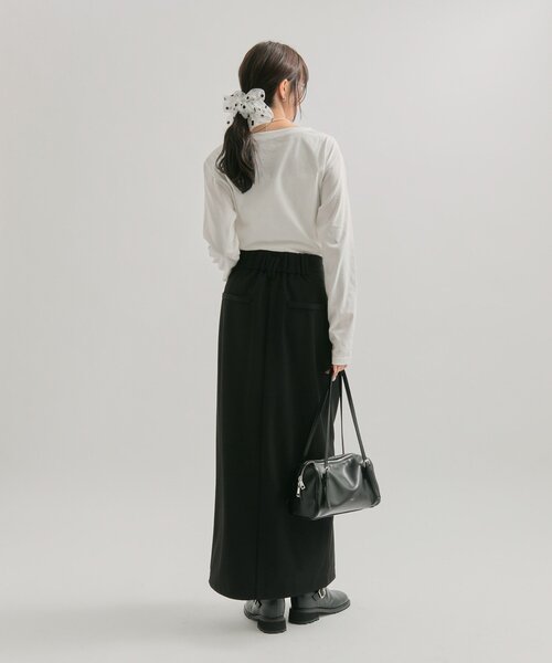 WAVEフロントZIPスカート（スカート）｜mystic（ミスティック）の