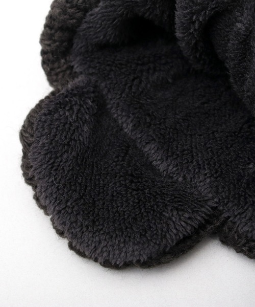 Champion（チャンピオン）の「裏ボア 耳当て付き ポンポン ニットキャップ ニット帽（ニットキャップ/ビーニー・メンズ・ブラック/アイボリー/チャコール・FREE）」の18枚目の写真