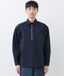 【UNION HERCULES MADE】ハーフZIPシャツ