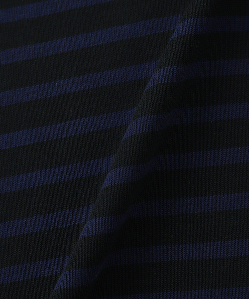 SAINT JAMES(セントジェームス)の「SAINT JAMES / セントジェームス OUESSANT LOOSE BORDER(Tシャツ/カットソー・メンズ・グリーン/ブラック/ブラウン・5/4)」の8枚目の写真