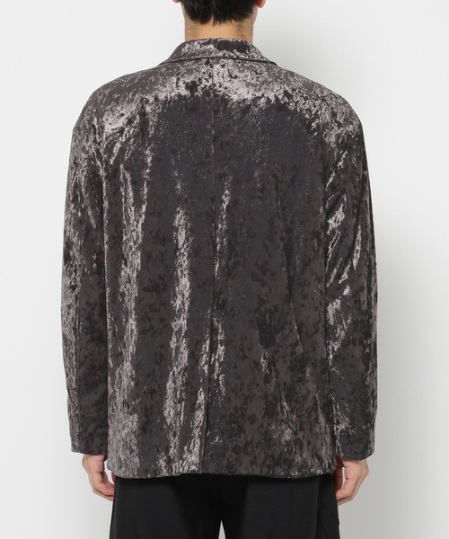 HARE(ハレ)の「【SET UP対応】クラッシュベロアオーバージャケット(HARE)(テーラードジャケット・メンズ・ブラック/ブラウン・FREE)」の19枚目の写真