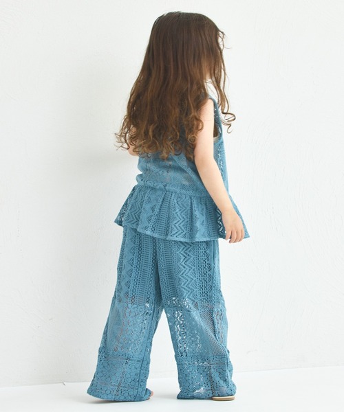 pairmanon（ペアマノン）の「インド コットン 総レース ペプラム ベスト（ベスト・キッズ・アイボリー/ブルー/ブラウン・110/90/120/130/150/140/100）」の20枚目の写真