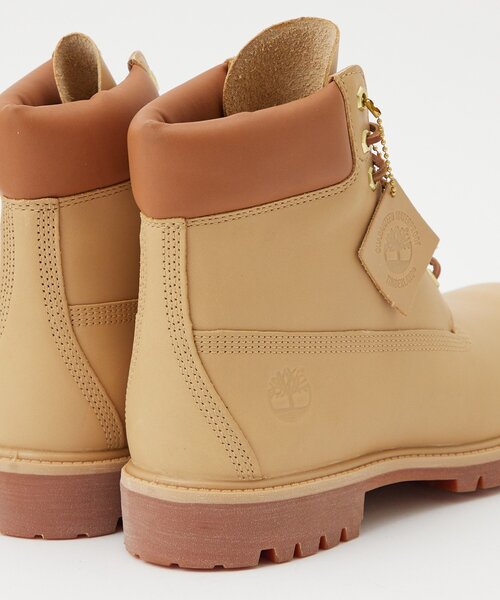 CIAOPANIC(チャオパニック)の「【Timberland/ティンバーランド】プレミアム 6インチ ウォータープルーフ ブーツ メンズ(ブーツ・メンズ・ベージュ・9/10)」の2枚目の写真