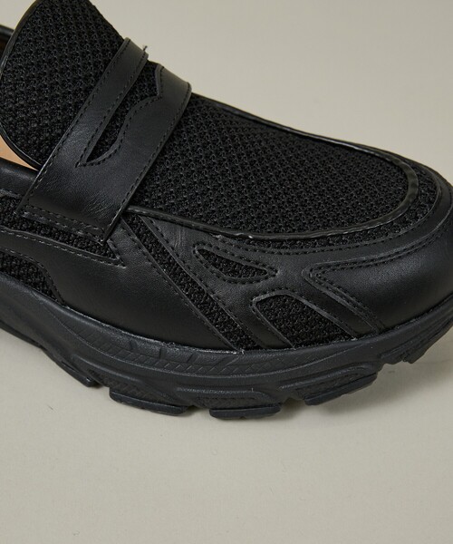 ABAHOUSE(アバハウス)の「BLACK LOAFER SNEAKERS / ブラック ローファースニーカー/ユニセックス(スニーカー・メンズ・ブラック・S/M/L)」の15枚目の写真
