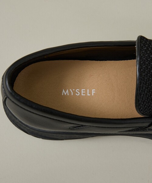 ABAHOUSE(アバハウス)の「BLACK LOAFER SNEAKERS / ブラック ローファースニーカー/ユニセックス(スニーカー・メンズ・ブラック・S/M/L)」の16枚目の写真