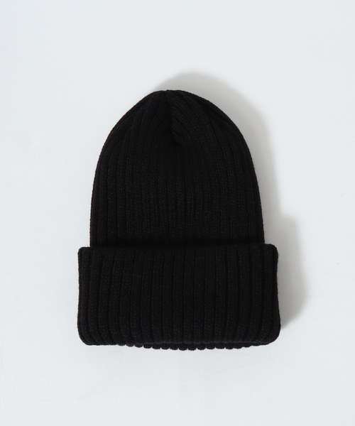 FUNALIVE（ファンアライブ）の「Craig 畦編みカラーリブニットキャップ/ルーズビーニー ワッチキャップ ニット帽（ニットキャップ/ビーニー・メンズ・テラコッタ/ネイビー/ベージュ/ブラック/セージグリーン/グレー/ボルドー/ダークベージュ/チャコールグレー/カーキ・F）」の11枚目の写真