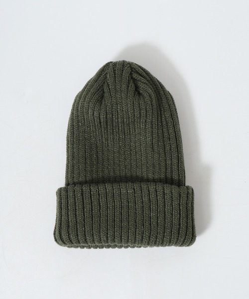 FUNALIVE（ファンアライブ）の「Craig 畦編みカラーリブニットキャップ/ルーズビーニー ワッチキャップ ニット帽（ニットキャップ/ビーニー・メンズ・テラコッタ/ネイビー/ベージュ/ブラック/セージグリーン/グレー/ボルドー/ダークベージュ/チャコールグレー/カーキ・F）」の16枚目の写真