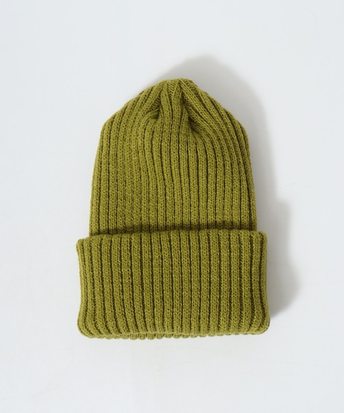 FUNALIVE（ファンアライブ）の「Craig 畦編みカラーリブニットキャップ/ルーズビーニー ワッチキャップ ニット帽（ニットキャップ/ビーニー・メンズ・テラコッタ/ネイビー/ベージュ/ブラック/セージグリーン/グレー/ボルドー/ダークベージュ/チャコールグレー/カーキ・F）」の21枚目の写真