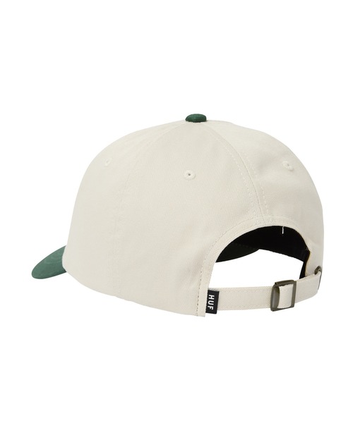 HUF（ハフ）の「WORLDWIDE CLOTHIERS 6 PANEL（キャップ・メンズ・グリーン・O/S）」の2枚目の写真