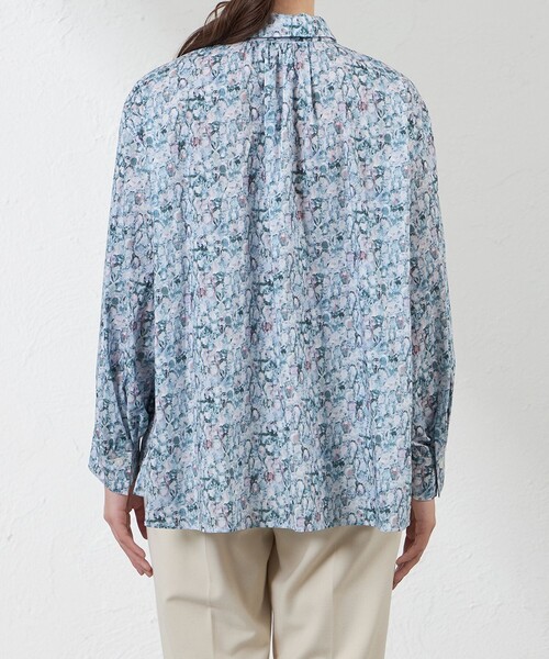 amaca(アマカ)の「【LIBERTY】タナローンシャツブラウス(アレキサンドラ)(シャツ/ブラウス・レディース・ブルー系その他4・38/40)」の6枚目の写真
