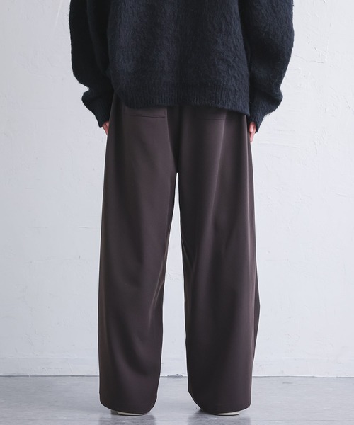 MDR(エムディアール)の「ワンタックワイドスラックス(スラックス・メンズ・ブラック/ブラウン・L/M)」の15枚目の写真