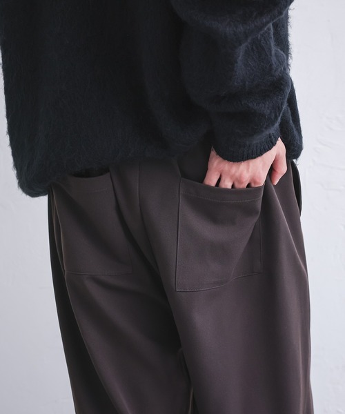 MDR(エムディアール)の「ワンタックワイドスラックス(スラックス・メンズ・ブラック/ブラウン・L/M)」の17枚目の写真