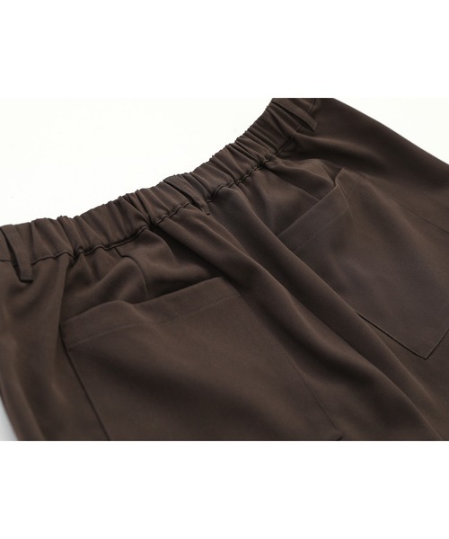 MDR(エムディアール)の「ワンタックワイドスラックス(スラックス・メンズ・ブラック/ブラウン・L/M)」の19枚目の写真