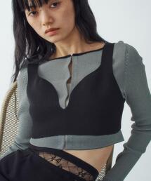 CODE A | knit bra(ニット/セーター)