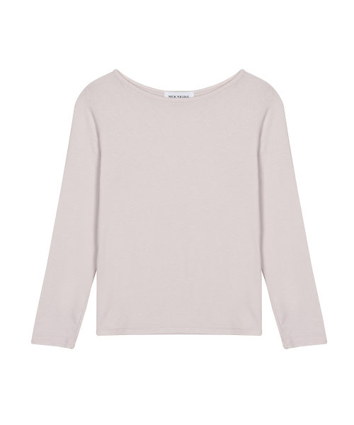 NICK&NICOLE（ニックアンドニコール）の「[ESSENTIAL] ESSENTIAL BOAT NECK TOP_PINK（Tシャツ/カットソー・レディース・その他・FREE）」の5枚目の写真
