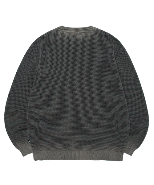 WKNDRS（ウィーキャンドース）の「スプレーニットセーター（チャコール）（ニット/セーター・レディース・その他・MEDIUM/LARGE/X-LARGE）」の2枚目の写真