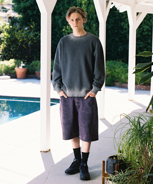 WKNDRS（ウィーキャンドース）の「スプレーニットセーター（チャコール）（ニット/セーター・レディース・その他・MEDIUM/LARGE/X-LARGE）」の6枚目の写真
