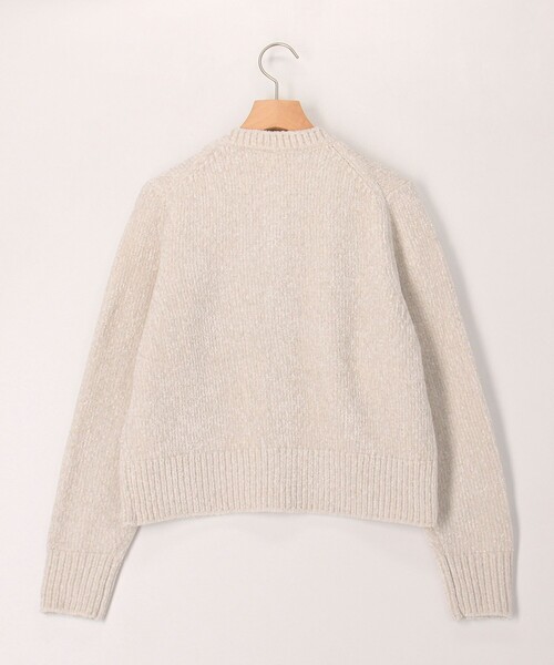 MICO COULIER(ミコクリエ)の「5G ラメモールカーディガン(カーディガン/ボレロ・レディース・ライトグレー/オフホワイト/サックスブルー・38)」の9枚目の写真