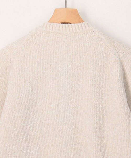 MICO COULIER(ミコクリエ)の「5G ラメモールカーディガン(カーディガン/ボレロ・レディース・ライトグレー/オフホワイト/サックスブルー・38)」の11枚目の写真