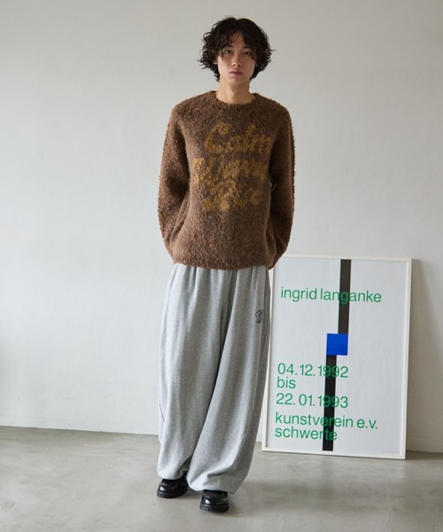 PBLIM(ページボーイリム)の「《UNISEX》ブークレロゴニット(ニット/セーター・レディース・グレー/ブラウン/ブルー・FREE)」の13枚目の写真