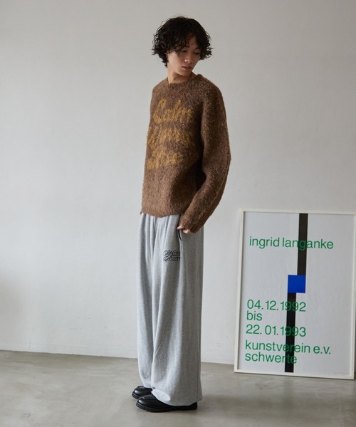 PBLIM(ページボーイリム)の「《UNISEX》ブークレロゴニット(ニット/セーター・レディース・グレー/ブラウン/ブルー・FREE)」の14枚目の写真