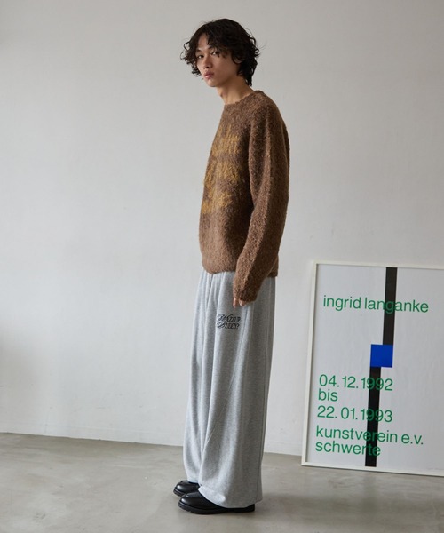 PBLIM(ページボーイリム)の「《UNISEX》ブークレロゴニット(ニット/セーター・レディース・グレー/ブラウン/ブルー・FREE)」の15枚目の写真