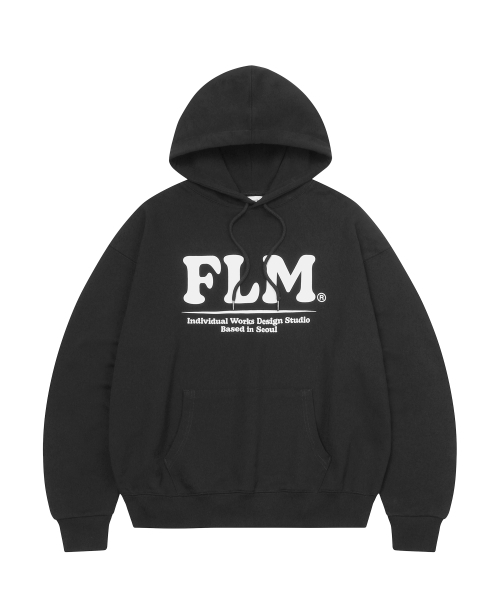 F.ILLUMINATE(フィルミネイト)の「FLM ビッグロゴフードパーカー-ブラック(パーカー・レディース・その他・SMALL/MEDIUM/LARGE)」の1枚目の写真