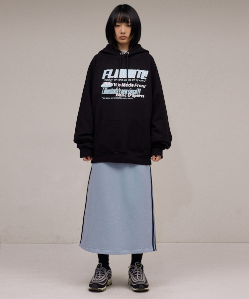 F.ILLUMINATE(フィルミネイト)の「スポーツシグナルロゴフードパーカー-ブラック(パーカー・レディース・その他・MEDIUM/LARGE/SMALL)」の4枚目の写真