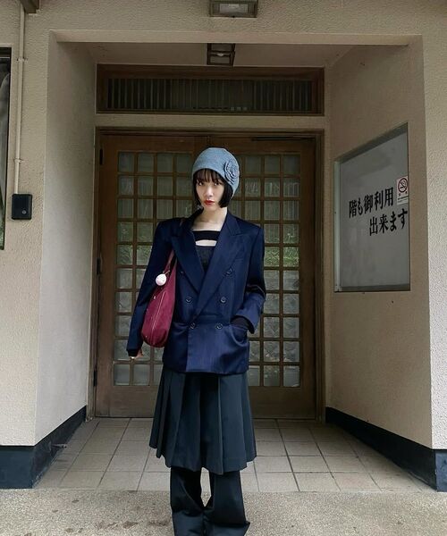 MUSINSA STANDARD WOMAN（ムシンサスタンダードウーマン）の「ウィメンズプリーツスカートレイヤードスラックス[ブラック]（スラックス・レディース・その他・34/32/30/31/24/25/26/27/28/29）」の11枚目の写真