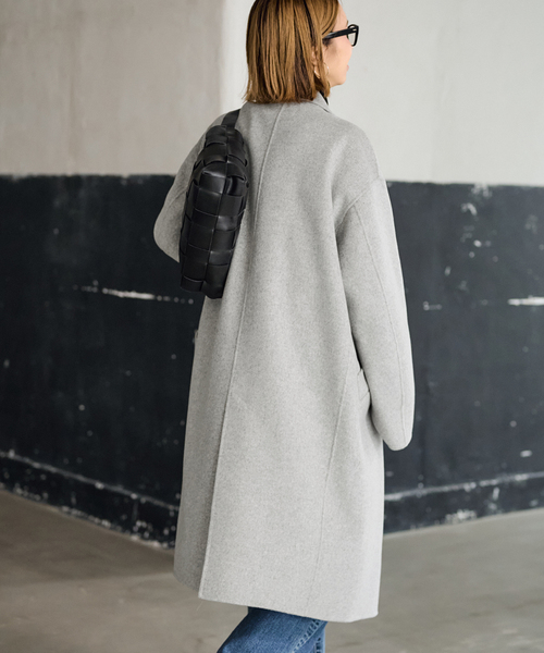 ダブルブレストコート ウール混オーバーサイズダブルブレストコート - ブラック | ZARA Japan