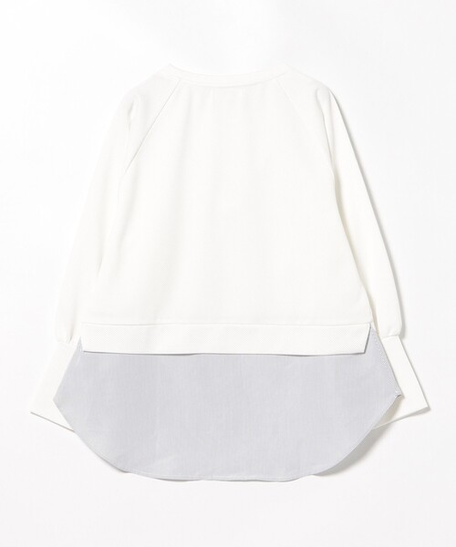 BEAMS HEART(ビームスハート)の「サカリバ × ストライプ フェイクレイヤー プルオーバー(Tシャツ/カットソー・レディース・オフホワイト/ブルー/ブラック/オリーブ・FREE)」の18枚目の写真