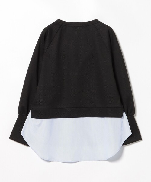 BEAMS HEART(ビームスハート)の「サカリバ × ストライプ フェイクレイヤー プルオーバー(Tシャツ/カットソー・レディース・オフホワイト/ブルー/ブラック/オリーブ・FREE)」の21枚目の写真