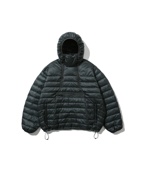 ANGLAN(アングラン)の「Duck Down Hooded Anorak Puffer - Dark Green(ダウンジャケット/コート・メンズ・その他・FREE)」の1枚目の写真