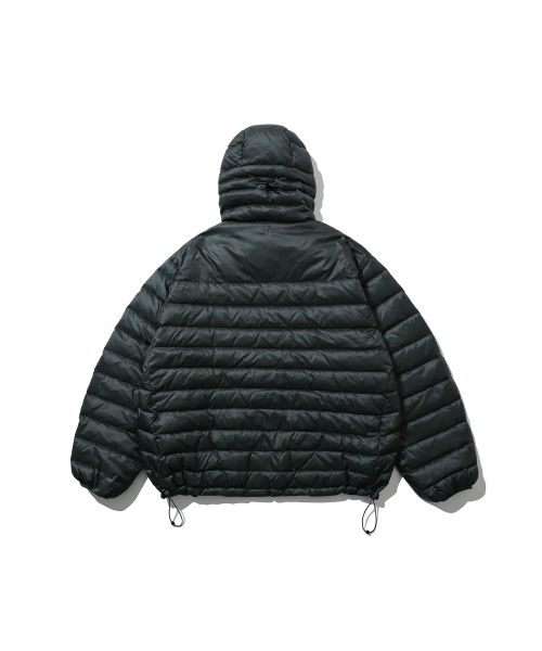 ANGLAN(アングラン)の「Duck Down Hooded Anorak Puffer - Dark Green(ダウンジャケット/コート・メンズ・その他・FREE)」の2枚目の写真