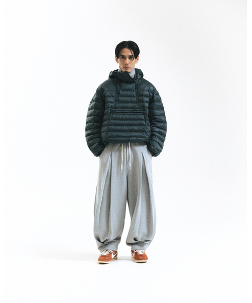 ANGLAN(アングラン)の「Duck Down Hooded Anorak Puffer - Dark Green(ダウンジャケット/コート・メンズ・その他・FREE)」の3枚目の写真