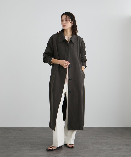 WEB限定】エフォートレスステンカラーコート（ステンカラーコート