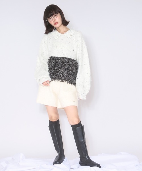 loop knit polo / ループニットポロ（ニット/セーター）｜loin nuit